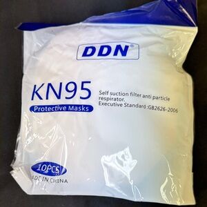 DDN KN95 Protective Masks self suction filter anti particle respirator 10 pack